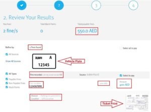 Dubai RTA Fines