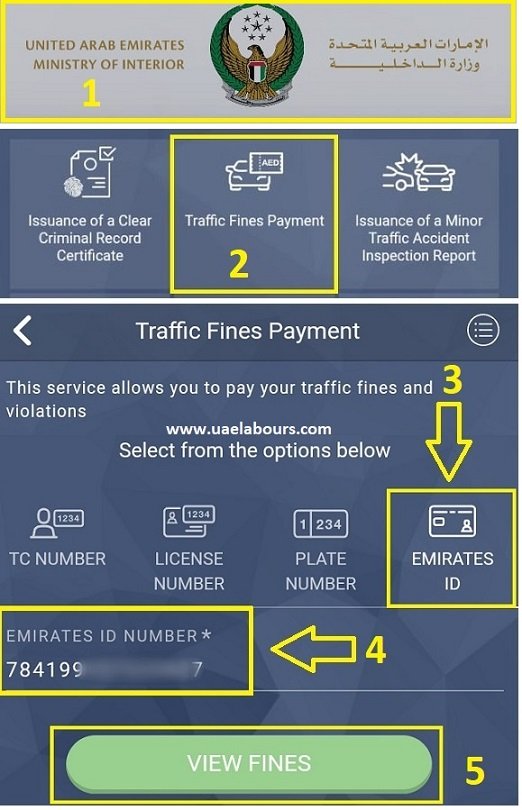 Emirates ID Fine Check