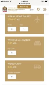 annual leave salary for housemaids as per uae labour law