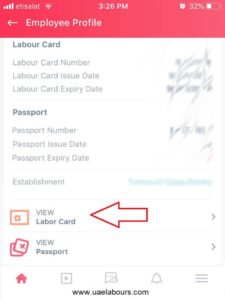 view labor card, view labour card online, download labour card