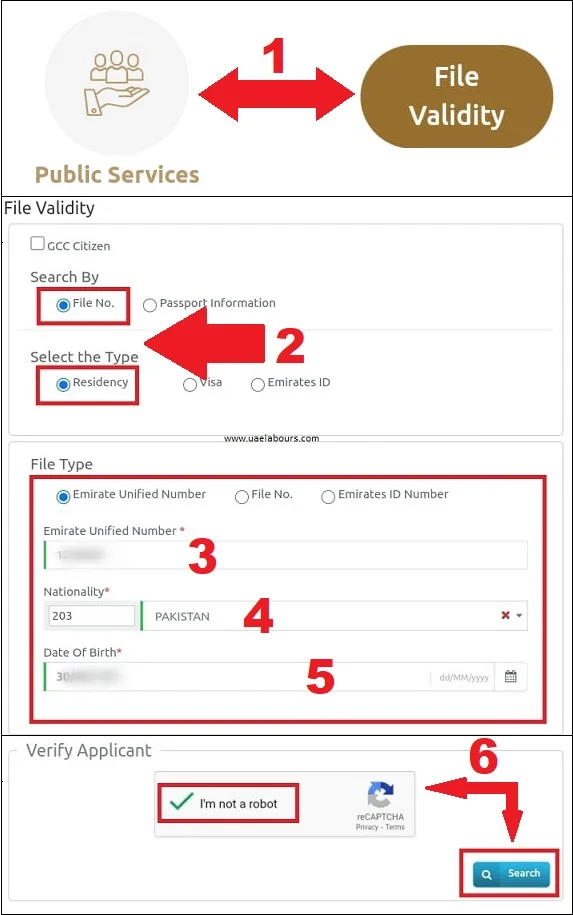 uae visa status check on icp uae