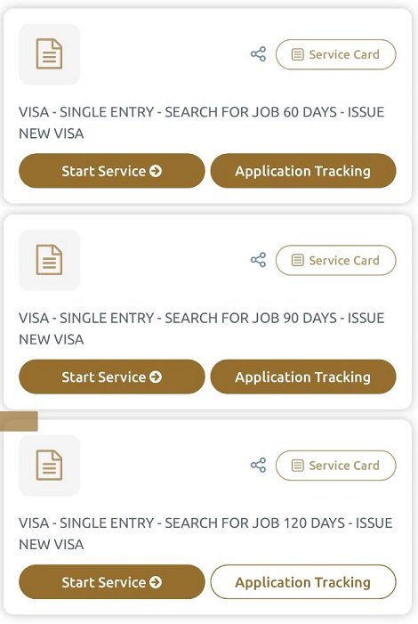 UAE Job Seeker Visa