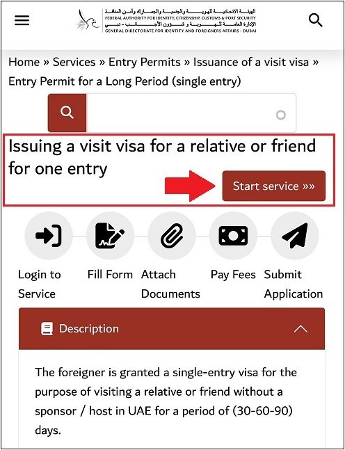 Apply Dubai Visit Visa Online